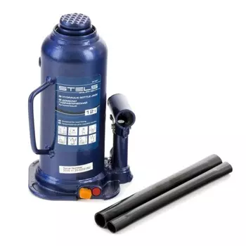 Домкрат гидравлический бутылочный Stels 51167, 12 т, 227-457 мм