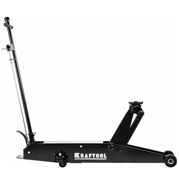 Домкрат гидравлический подкатной Kraftool "High-Lift" 43455-5, удлиненный, 5т, 150-560мм