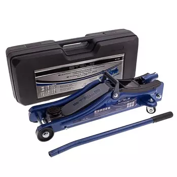 Домкрат гидравлический подкатной Stels Low Profile 51130, 2 т, высота 80-380 мм, в кейсе