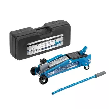 Домкрат гидравлический подкатной Stels SUV 51157, высокий подъем, 3т, 190-535 мм, в кейсе