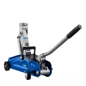 Домкрат гидравлический подкатной Зубр Профессионал 43053-2, T30, 2т, 135-330мм