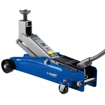 Домкрат гидравлический подкатной Зубр Профессионал 43055-3, T77, 3т, 192-533мм