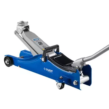 Домкрат гидравлический подкатной Зубр Профессионал 43058-2, T55, 2т, 80-380мм