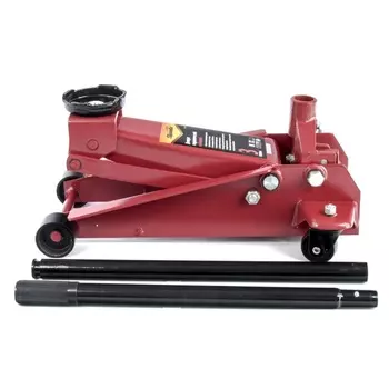 Домкрат гидравлический подкатный Sparta 510105, 3 т, 130-465 мм