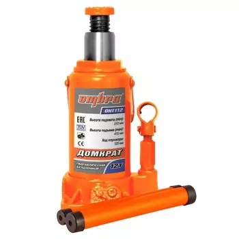 Домкрат гидравлический профессиональный Ombra OHT112 055414, 12 т., 210-415 мм