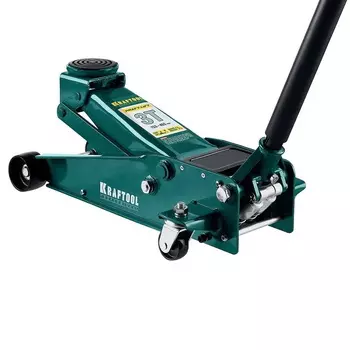 Домкрат подкатной Kraftool Kraft-Lift 43450-3, с быстрым подъемом для СТО, 3 т, 130 - 465 мм