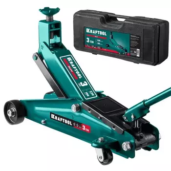 Домкрат подкатной с высоким подъемом Kraftool SUV 43458-3, 3 т, 190 - 530 мм