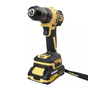 Дрель аккум б/щ Hanskonner HCD2065BLC 18В, 1BatterySystem, 65Нм, (2х2.0Ач совместимы с Makita LXT)