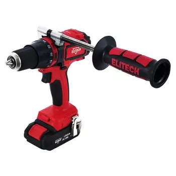 Дрель аккумуляторная бесщеточная ударная Elitech ДА 18УБЛ2 (Е2201.002.01) 191608