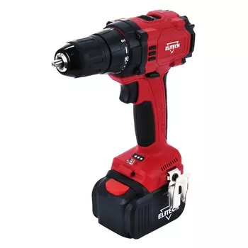 Дрель аккумуляторная Elitech ДА 12БЛ2 Е2201.001.02 191606, 12В, 2х4.0Ач