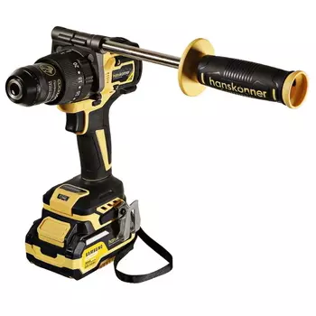 Дрель аккумуляторная Hanskonner HCD20165PRO, ударная, 18В, 165Нм