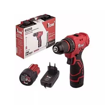 Дрель аккумуляторная Number One CDI 12/1,5-SPRO б/щет. (12V/1,5A*h, 35H*m, 10 мм метал. патрон, 500-1650 об./мин., кейс)