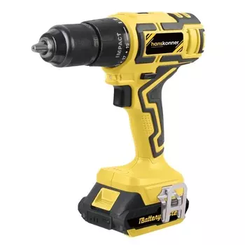 Дрель аккумуляторная ударная Hanskonner HCD1855RI 1BatterySystem