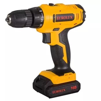Дрель-шуруповерт аккумуляторная Eurolux ДА-16/2Li 72/14/51