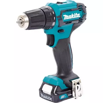 Дрель-шуруповерт аккумуляторная Makita DF333DWYE (бытовая, вес 1,1 кг, безударная)