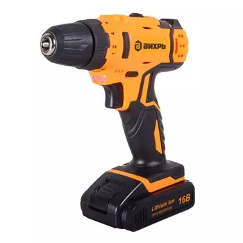 Дрель-шуруповерт аккумуляторная Вихрь ДА-16Л-2КА 72/14/49