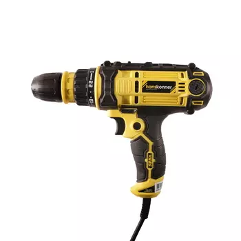Дрель шуруповерт Hanskonner HID2145PC, 2 скор, быстросъёмный патрон 13мм, 22+1, 50Нм
