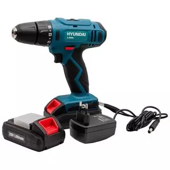 Дрель-шуруповерт Hyundai EXPERT A 2020Li (АКБ 2 Li-Ion х 1.5 А/ч, ЗУ, кейс)