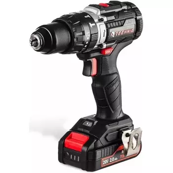 Дрель-шуруповерт Runtec TECHNIC RT-ID40T ударная аккумуляторная 13 мм, 20В, 2*2Ач, 40Нм