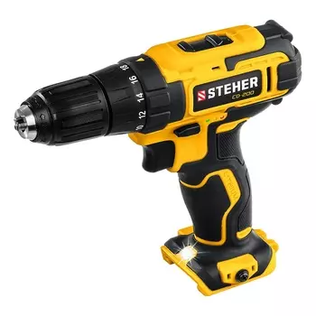 Дрель-шуруповерт Steher CD-200 V1, 20 В, 40 Нм, без АКБ