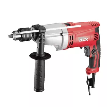 Дрель ударная Dck KZJ20, 720Вт, 2 скорости, рег.оборотов, ЗВП, реверс.