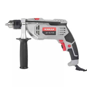 Дрель ударная Победа ДУ-13/1135 120301135 (глубиномер + доп ручка)