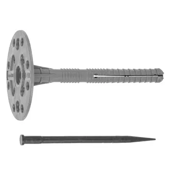 Дюбель для теплоизоляции Starfix SMW1-28965-100, 10х100 мм с пластиковым гвоздем, 100 шт.