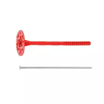 Дюбель для теплоизоляции Starfix SMW1-61248-50, 10х180 мм, с металлическим гвоздем, 50 шт. в коробе