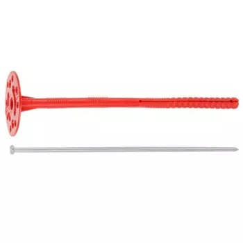 Дюбель для теплоизоляции Starfix SMW3-61328-400, 10х260 мм с металлическим гвоздем (400 шт в коробе)