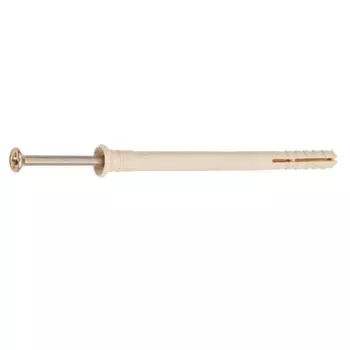 Дюбель-гвоздь Starfix SMZ3-38256-10, 6х80 мм, нейлон, потай (10 шт в зип-локе)