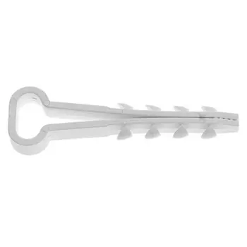 Дюбель-хомут Starfix SM-84564-100 для прямоугольного кабеля 12х6 мм белый (100 шт в пакете)