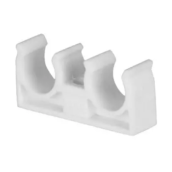 Двойная клипса для труб Tebo 25 мм