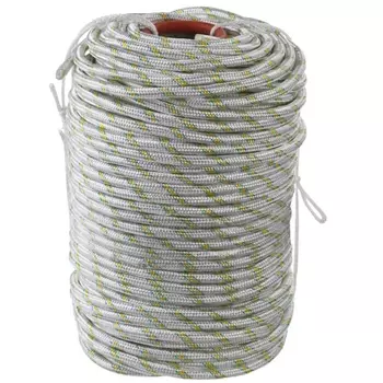 Фал плетёный капроновый Сибин 50220-12, 24-прядный с капроновым сердечником, диаметр 12 мм, бухта 100 м, 2200 кгс