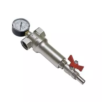 Фильтр Altstream 014110202, промывной с манометром В-В 3/4"