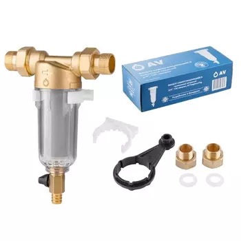 Фильтр самоочищающийся AV Engineering AVE115704, 1" наружная и 3/4"внутренняя, 100 микрон