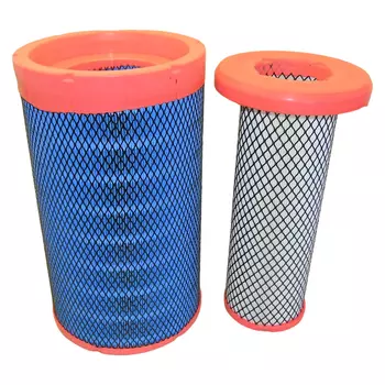 Фильтр воздушный ТСС YC4A180L-D20 031751 двойной, цилиндрический, глухой торец (Ф1-222х184х383/Ф2-184х87х360)