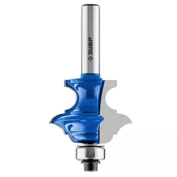 Фреза кромочная фигурная №6 Зубр Профессионал 28717-34.9, 34.9 x 25.4 мм, хвостовик 8 мм