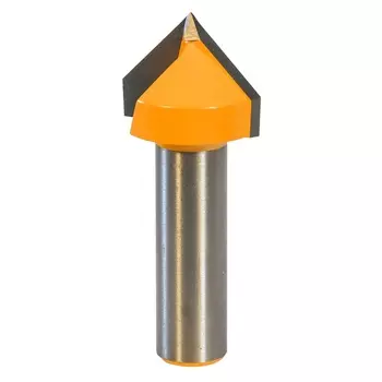 Фреза пазовая гальтельная V-образная Энкор (25.4х19х60 мм; хвостовик 12 мм) 9305