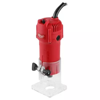 Фрезер кромочный Wortex LX MM 6016 E 0329063, в кор. + аксессуары, 600 Вт, цанга 6/8 мм, 30000 об/мин