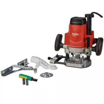 Фрезер Makita M3602 (1650 Вт, ход 60 мм, цанга 12 мм, плавный пуск, антирестарт, комплект цанг)
