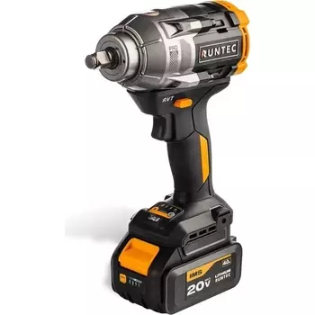 Гайковерт ударный Runtec PRO RT-IW1100 аккумуляторный 1/2", 20В, 2*4Ач, 1100Нм