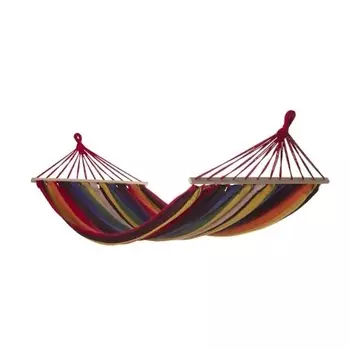 Гамак подвесной Arizone Garden 28-102121, с брусками, 200х100 см, оранжевый