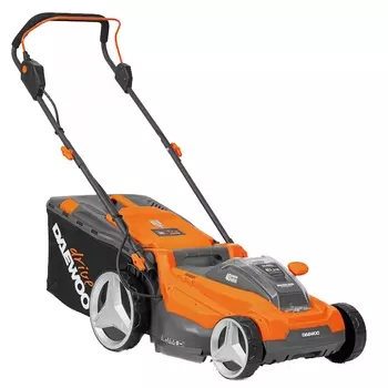 Газонокосилка аккумуляторная Daewoo DLM 4042Li SET, 21В , бесщеточный двигатель , ширина кошения 40см , мульчирование (АКБ 5 А*ч -2ШТ +ЗУ)