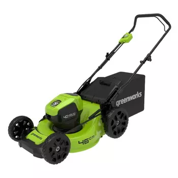Газонокосилка аккумуляторная Greenworks 2514407, 40V, 46 см, бесщеточная, без АКБ и ЗУ