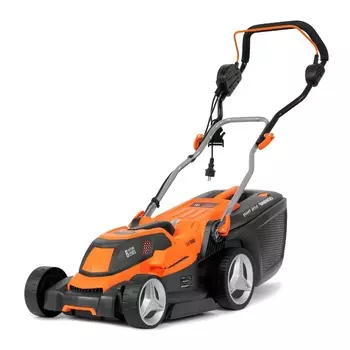 Газонокосилка электрическая Daewoo DLM 1900E (38см, объем травосборника 45 л, задний выброс травы)