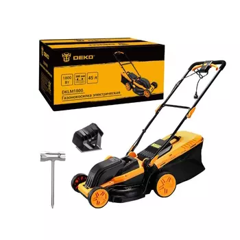 Газонокосилка электрическая Deko DKLM1800 063-3012, 1800Вт, 380мм