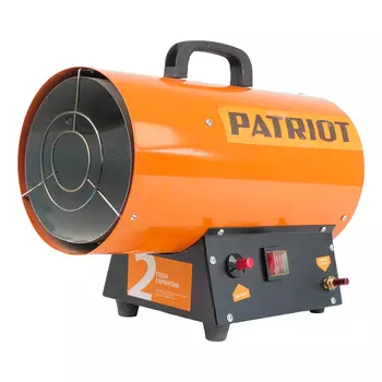 Газовая тепло пушка Patriot GS 16 (мощность 16 кВт, вес 3.8 кг, производительность 350 м/ч)