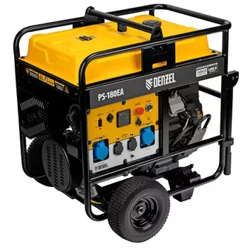Генератор бензиновый Denzel PS-180EA 946974, 18 кВт, 230 В, 65л, разъём ATS, электрический старт