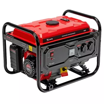 Генератор бензиновый MTX RS-4000 946115, 3,3 кВт, 230В, ручной стартер