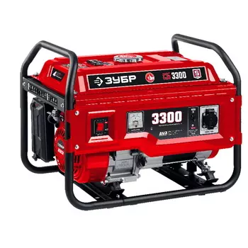 Генератор бензиновый Зубр СБ-3300, 3300 Вт